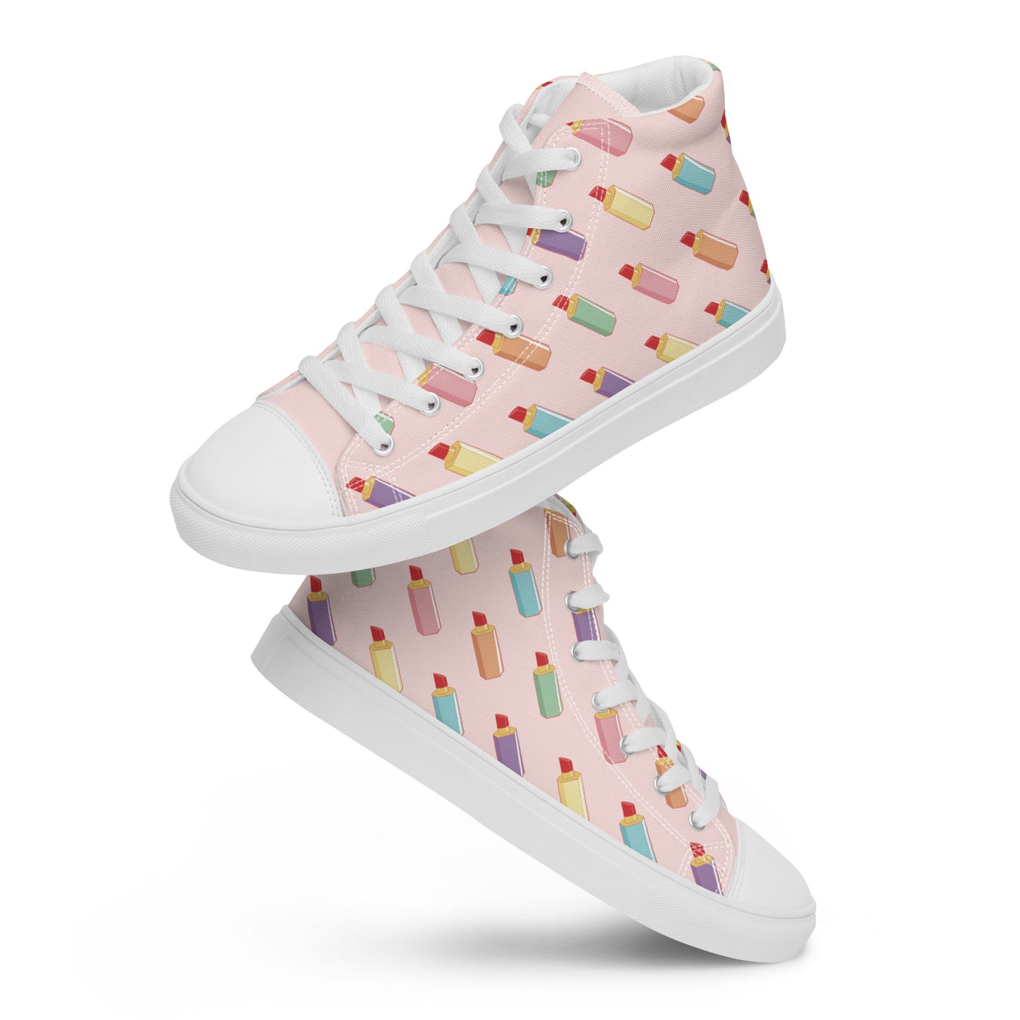 Lippy Love Women’s High Top Canvas Shoes