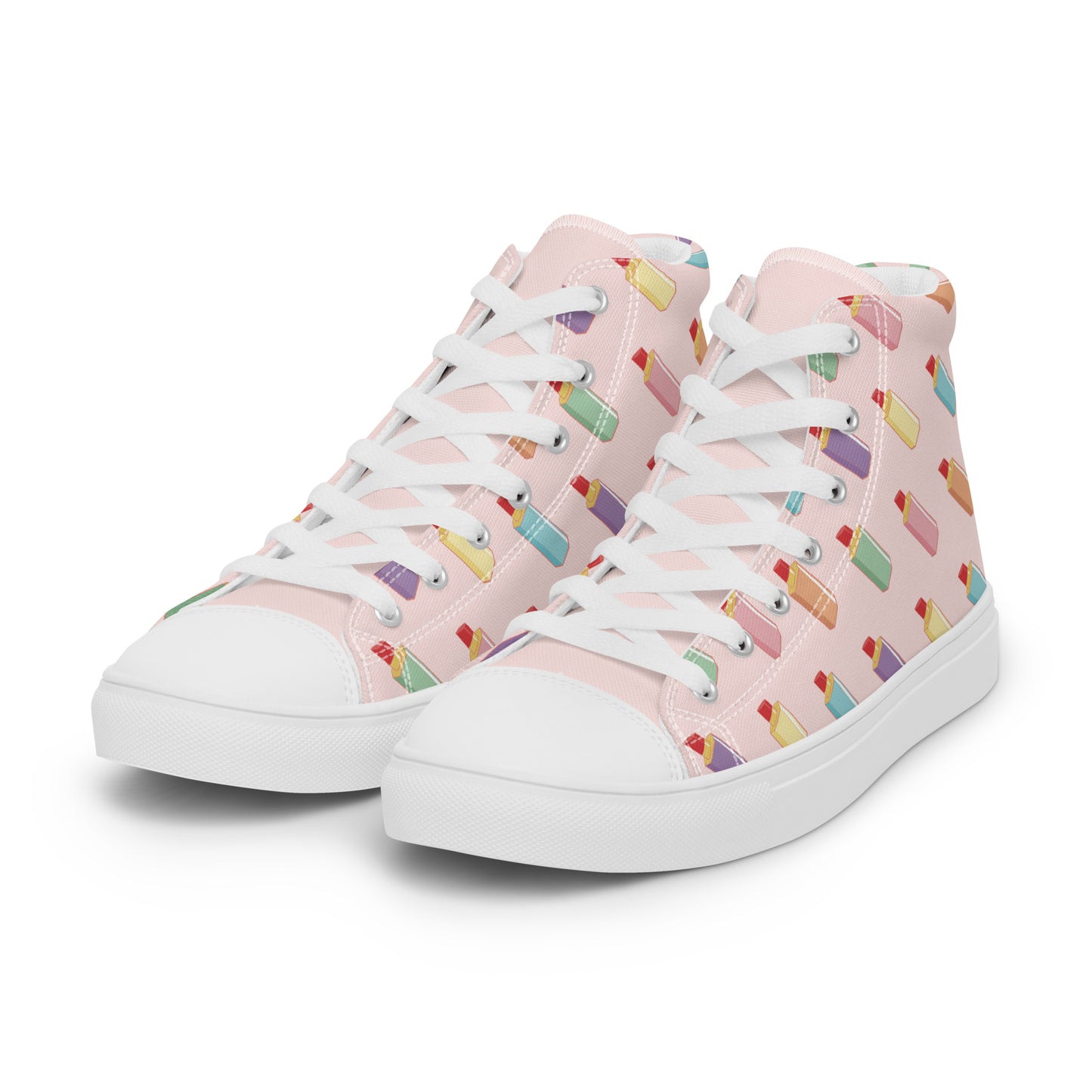 Lippy Love Women’s High Top Canvas Shoes